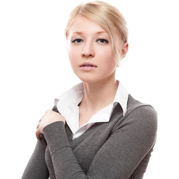 Young calm business woman — Stock Photo, Image