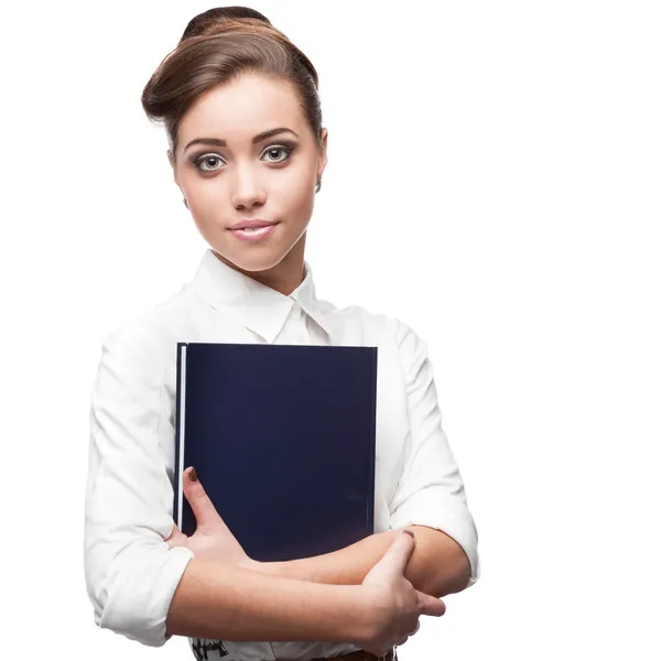 Young smiling business woman — Stock Photo, Image