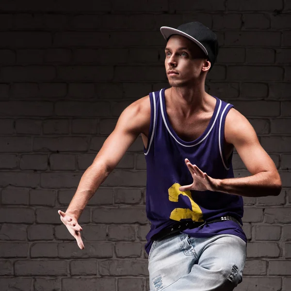 Manliga hip-hop dansare — Stockfoto