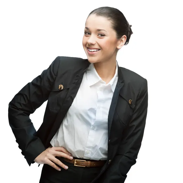 Glimlachende zakenvrouw — Stockfoto