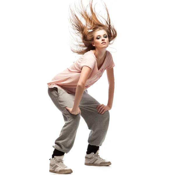 Meisje hip-hop danser — Stockfoto