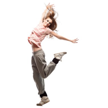 Kız hip-hop dansçısı 