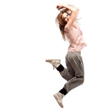 Kız hip-hop dansçısı 