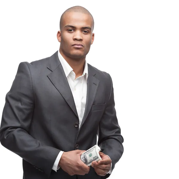 Black businessman — Stock Photo, Image