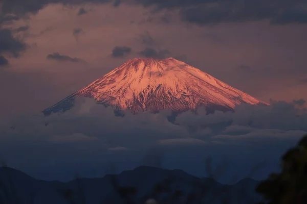 Fuji Madrugada Octubre Fuji Montaña Más Alta Japón Patrimonio Humanidad — Foto de Stock