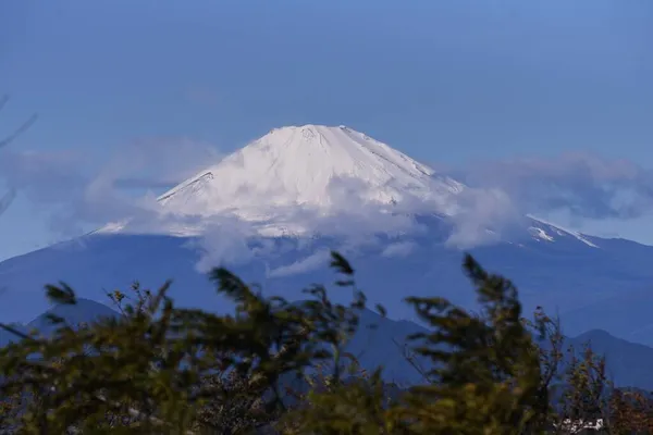 Όρος Φούτζι Νωρίς Πρωί Του Οκτώβρη Όρος Φούτζι Είναι Ψηλότερο — Φωτογραφία Αρχείου