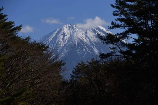 Όρος Fuji Είναι Υψηλότερο Ενεργό Ηφαίστειο Στην Ιαπωνία Και Είναι — Φωτογραφία Αρχείου