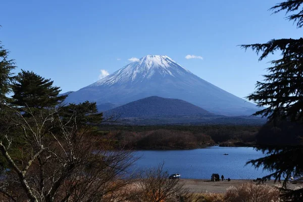 Fuji Volcán Activo Más Alto Japón Símbolo Japón Registrado Como — Foto de Stock