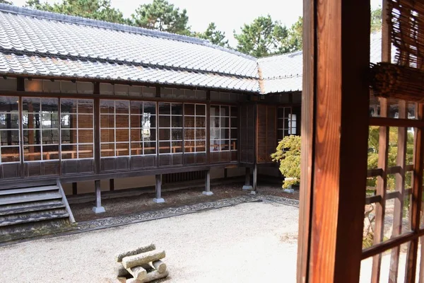 Japan Historical Tourist Attractions Numazu Imperial Villa Memorial Park Built — Foto Stock