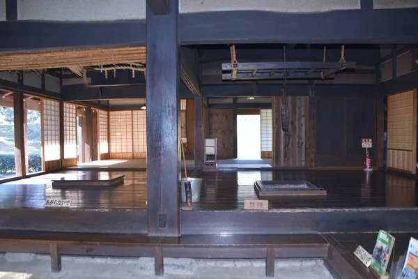 日本江户时代 一个富农的茅屋 建于1804年 — 图库照片