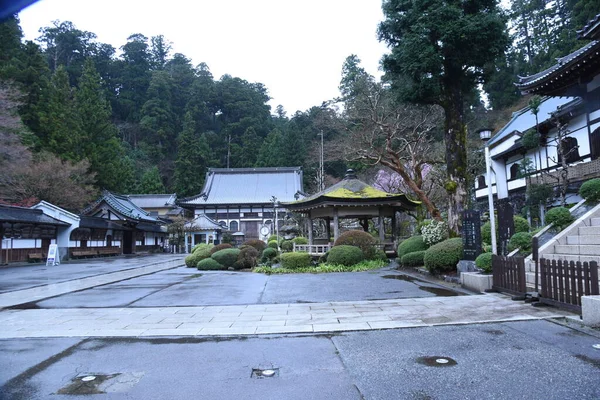 Japońska Atrakcja Turystyczna Dzielnice Deszczowego Daiyuzan Saijoji Temple Minamiashigara City — Zdjęcie stockowe