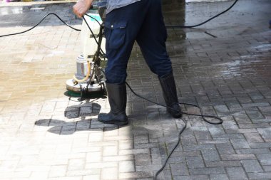 Kiremit temizleme alanı..