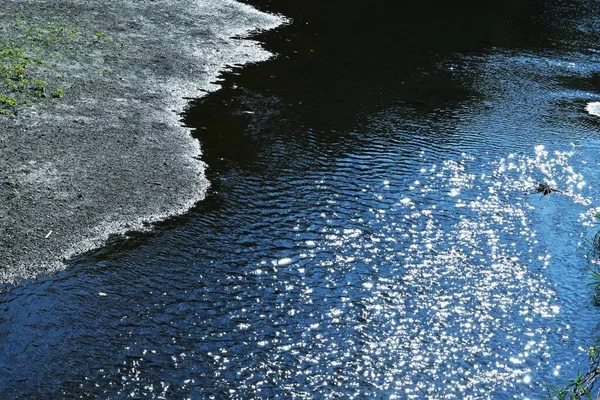 Astratto Spettacolo Materiale Sfondo Del Flusso Autunnale — Foto Stock