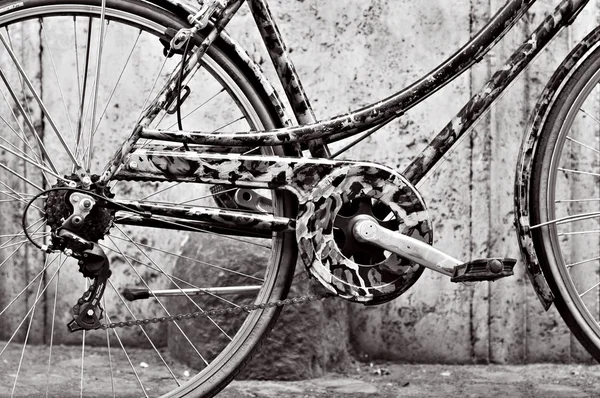 Italienisches Fahrrad auf der Straße — Stockfoto