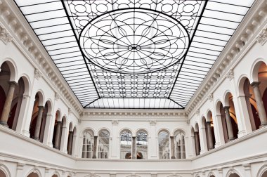 Indoor arhitecture in the National Museum - Wroclaw. clipart