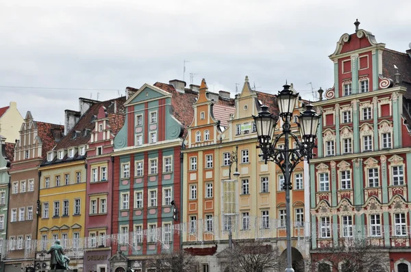 Marknaden square kasernerna, wroclaw Polen — Stockfoto