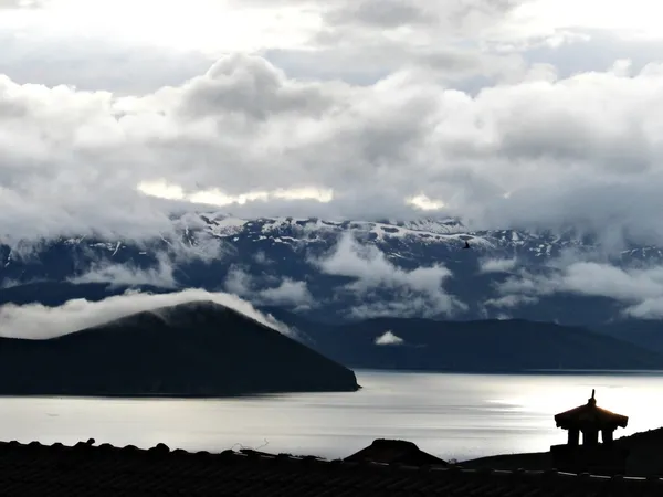 Kışın prespa - Yunanistan Stok Fotoğraf