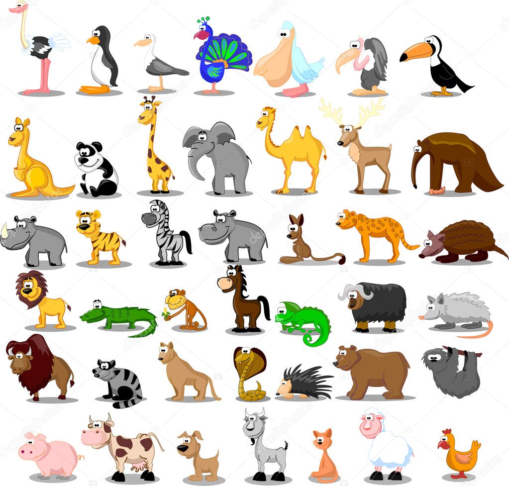 Extra large set of animals