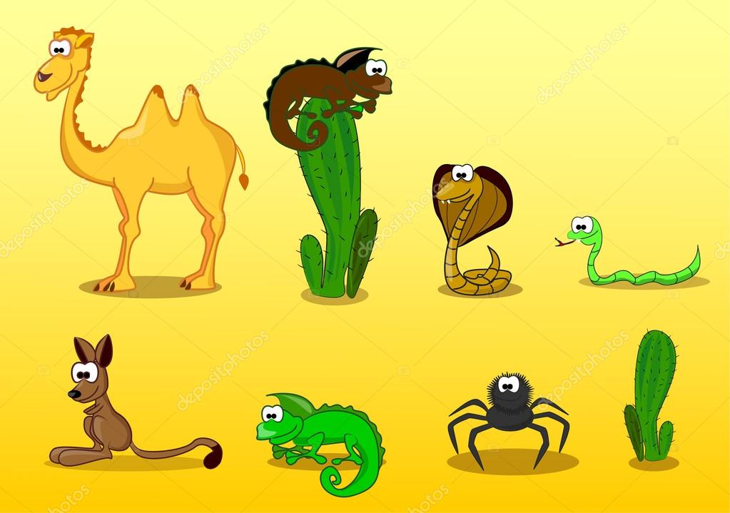 2,242 ilustraciones de stock de Animales de desierto | Depositphotos®