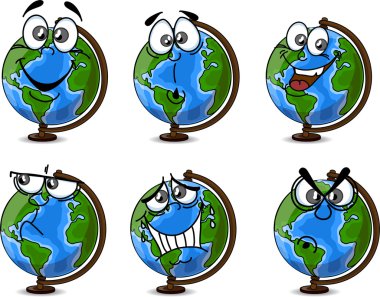 çizgi film dünya duygu ile