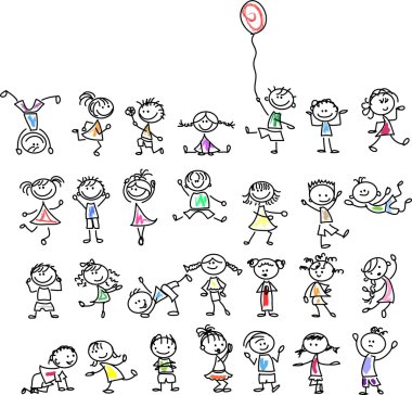 şirin mutlu çocuklar