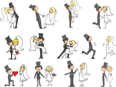 Düğün resimleri, gelin ve damat aşık