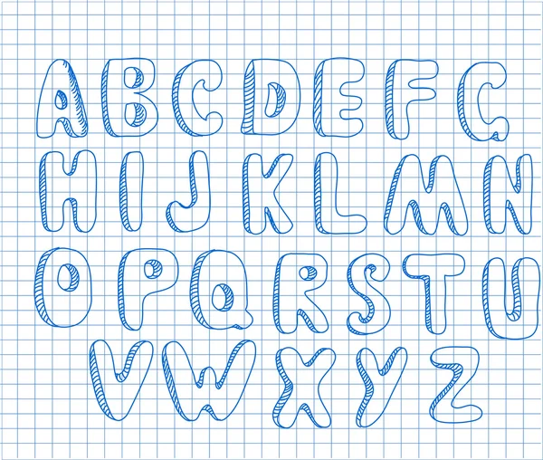 Alphabet — Stockvektor