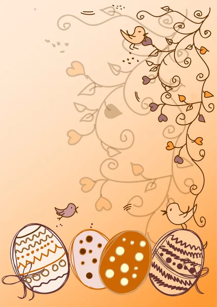 Easter background card — Stock Vector