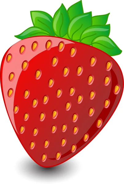 卡通草莓 — 图库矢量图片