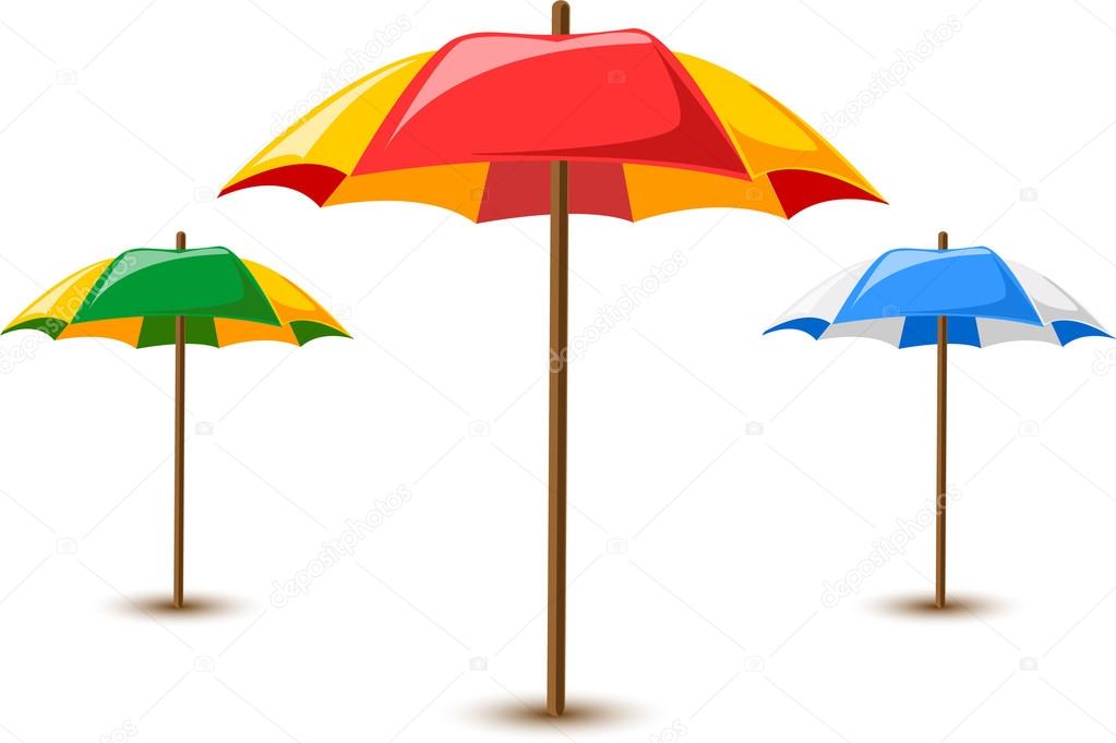 Beach umbrellas