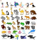 Картина, постер, плакат, фотообои "extra large set of animals", артикул 13880706