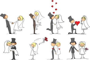 Düğün resimleri, gelin ve damat