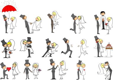 karikatür evlilik resimleri