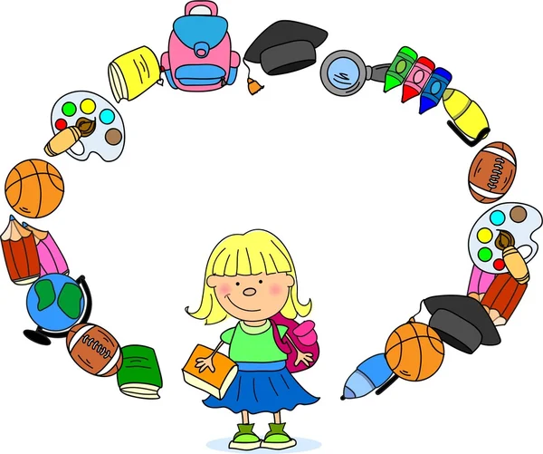 sevimli öğrenci, okul öğeleri