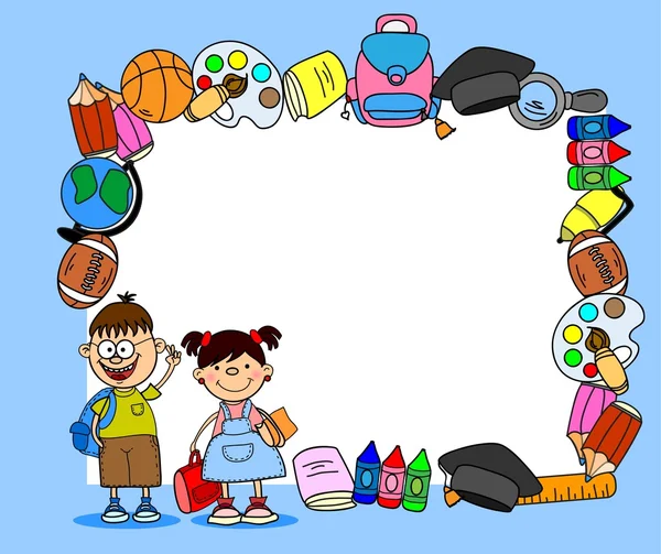 şirin bilirler ve kız öğrenciler, okul elemanları, çerçeve