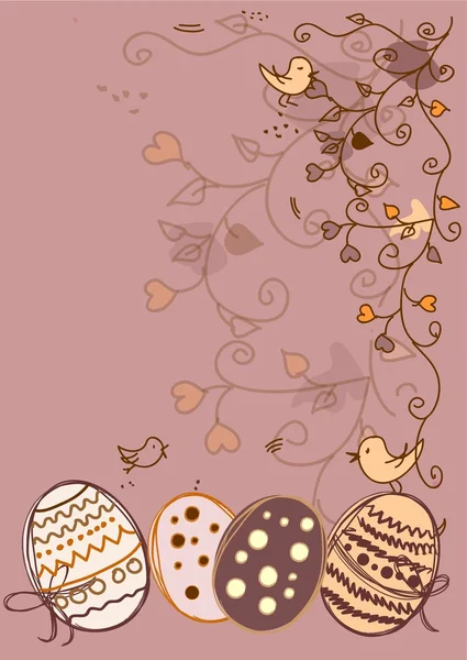 Easter background card — Stock Vector