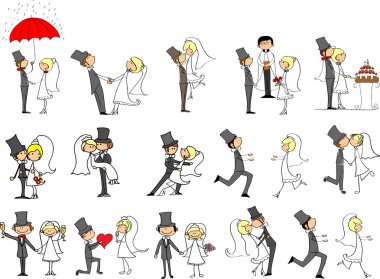 karikatür evlilik resimleri