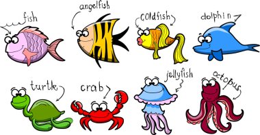 büyük dizi karikatür hayvanlar