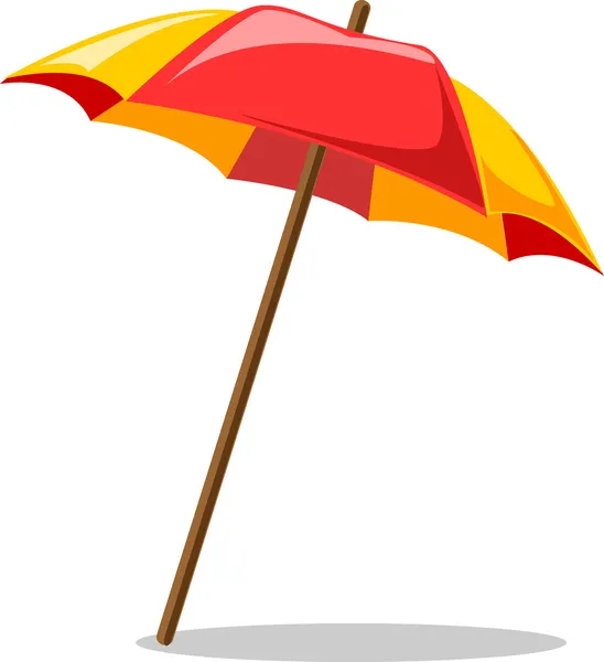 Pictogramă de călătorie, umbrelă — Vector de stoc