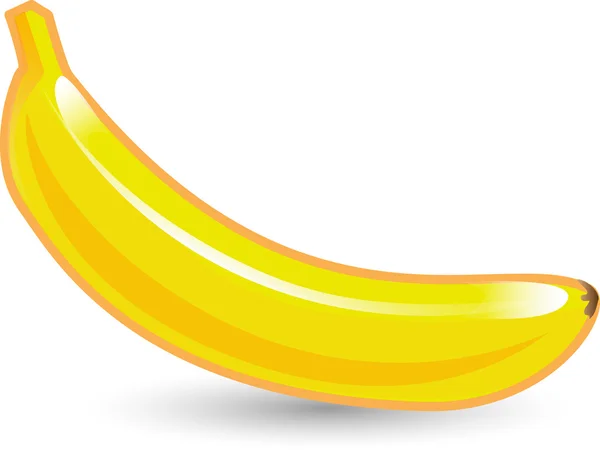 Banano de dibujos animados — Vector de stock