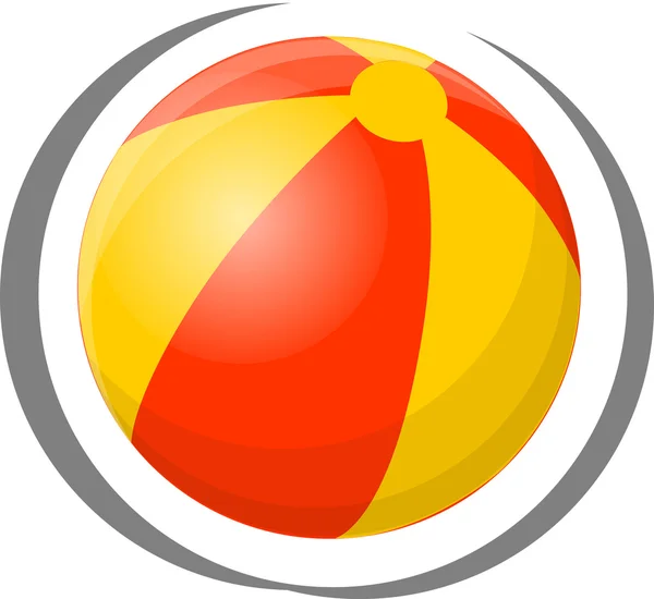 Travel icon, ball — Stock Vector