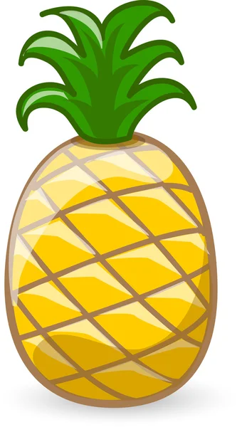 Ananas del fumetto — Vettoriale Stock