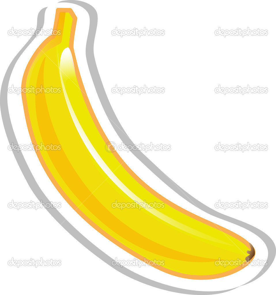 Banana de desenho animado de vetor imagem vetorial de nikiteev© 31213519