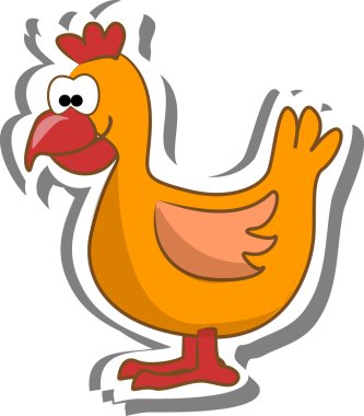 karikatür tavuk