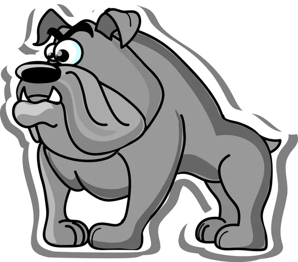 Cartoon bulldog — Stock Vector