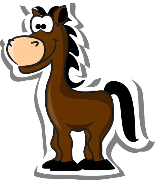 Cartoon horse — Stock Vector