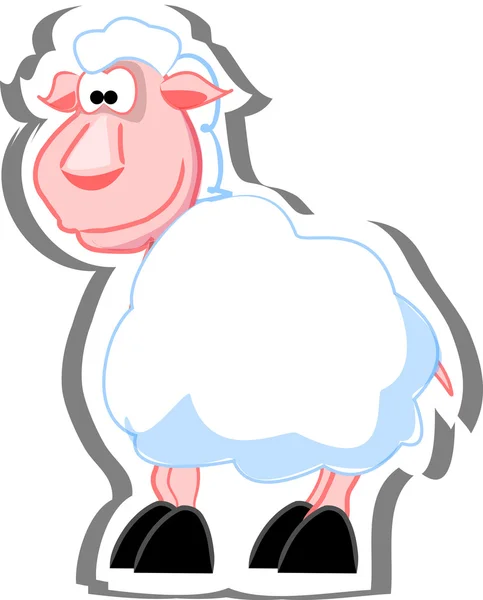 Cartoon sheep — Stock Vector