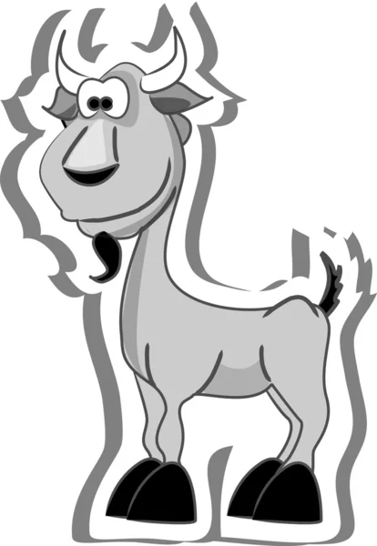 Cartoon goat — Stock Vector