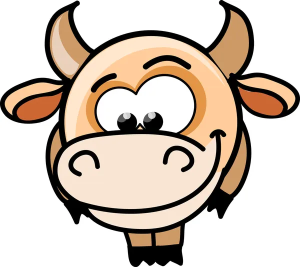 Kreslené vektorové kráva — Stockový vektor