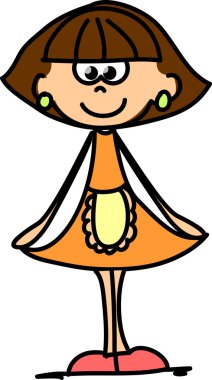 karikatür moda kızlar